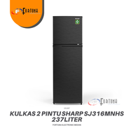 KULKAS SHARP 2 PINTU SJ316MNHS 237 LITER MEDAN