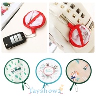 FAYSHOWS Cartoon Small Fan, Mini PET Pocket Fan, Foldable Gift Pocket Cloth Fan