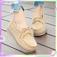 Tassel Woman's Wedges Shoes Slip on Casual Heels Shoes Kasut Wedg es