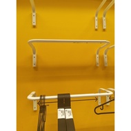 MULIG Clothes bar, white, 60-90 cm ikea