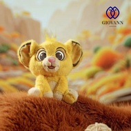 GIOVANNI Lion Keychain, Stuffed Plush Pendant Dolls Keychain, Yellow The Lion King Ornaments Toys Ca