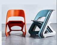 家用戶外餐椅-凳子懶人休閒簡約創意靠背椅子北歐塑膠 (T4948)