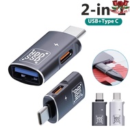 MALCOLM1 OTG 2 in 1 Adapter, Type-C To USB3.0 High Speed Type C OTG Adapter, Charging Converter Port