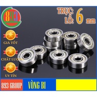 VB6- [SET 10]- 6mm Shaft Bearing 606 626 636 686 696 for CNC 3D printed Roller Skating Skateboard wh