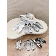 Dior Chrono Casual Sports Shoes - Embroidered Design for Women