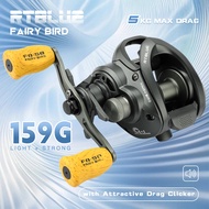 BEARKING New Brand RTBLUE FAIRY BIRD Baitcasting Reel Fishing Reel 7:1 High Speed Gear Ratio Magneti