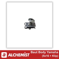 5x16 Screw Bolts + Yamaha Brand Automatic Motorcycle Clips 5x16 Screw Bolts and Yamaha Brand Motorcy