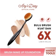 AMY'S DIARY Oval Makeup Brush Handle Makeup Brush Foundation Liquid