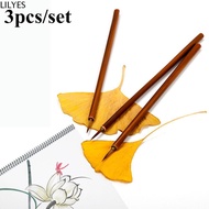 LILYES Calligraphy Brush N1N Art 3pcs/set Oil Painting Hook Line Pen
