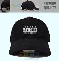 Topi Baseball Parental Advisory Explicit Content Premium Caps