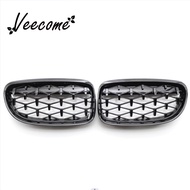 2Pcs Car Front Kidney Grill Grilles Compatible With 2009-2011 E36 3 Series E90 E91 LCI 328i 323i 325