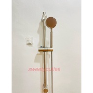 SweetyCuties Stainless Steel 304 Shower Stand Stainless Steel 304 Hand Shower 1.2Metre Stainless Ste