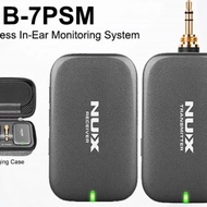 NUX B-7PSM Wireless In Ear Monitoring Headphone System Stereo Audio Transmitting with Charging Case 