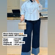 KATUN Code 042 striped blouse made of cotton