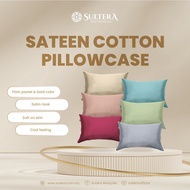 Sultera PREMIUM COTTON SATEEN SERIES PILLOW CASE SULTERA SEROJA / MAWAR / ORKID - READY STOCK