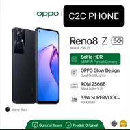 Oppo Reno 8Z 5G 8/256Gb garansi resmi - Ram 8+5Gb Rom 256Gb- Bronze