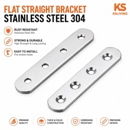 Kim.S Stainless Steel 304 Flat Stright Bracket Flat Bracket Heavy Motor Bracket Cabinet Bracket L Br