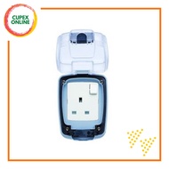 MK 86486 Masterseal Compact 1 Gang 13A Switch Socket Outlet White (cupex)