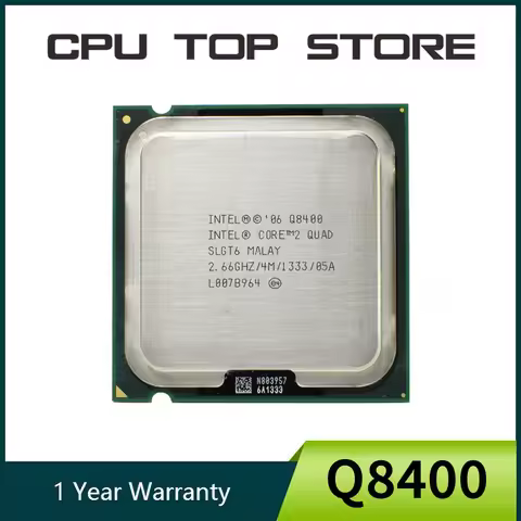 Intel Core 2 Quad Q8400 Processor 2.66GHz LGA 775 cpu