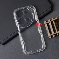 ITEL P65 CASE MELTING WAVY CLEAR CASE ITEL P65 G01