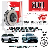 TOYOTA LAND CRUISER (UZJ100)/ LEXUS LX470 (UZJ100) (REAR) 100% SHOJI DISC ROTOR SPORT