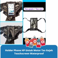 Hp Phone Holder For Gojek Touchscreen Waterproof Motorcycle Bag