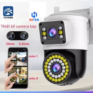 Camera Yoosee Ngoài Trời 2 Mắt 5.0 MP Full Color Xoay 360 Độ