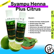 SYAMPU HENNA PLUS CITRUS susuk manja / syampu rambut / rambut beruban / rambut putih/ hitamkan rambu