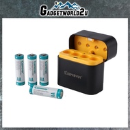 Keeppower i4 1.5V AA Rechargeable Li-ion Battery Charger + 4pcs 1.5V AA 2866mAh Rechargeable Battery
