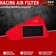 Air Filter Air Filter CVT AH1 Racing Genio New BEAT Scoopy 2021 Up K1A KOJ K2F AH1 Racing Original