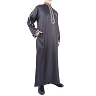 Jubah Zip Lelaki Timur Tengah Gaya Nigeria Arab Islam/Middle East Men's Zipper Robe Nigerian Style Islamic Arab