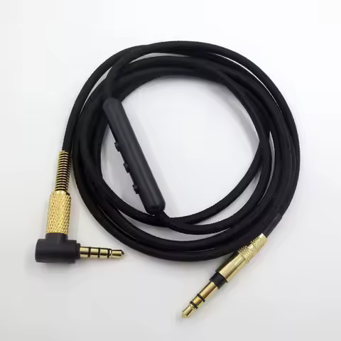 Headphone Adapter 3.5MM Audio Cable with In-Line Mic Remote Volume for Sony Mdr-10r MDR-1A XB950 Z10