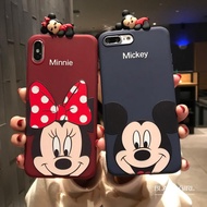 Oppo A5 A3s A7x F9 F5 A79 A83 R9s R11 Mickey Minnie Cartoon Case Casing