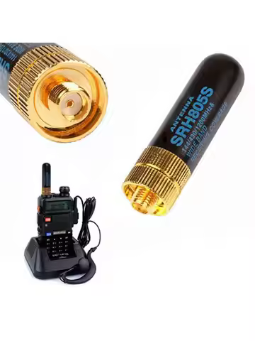 ​SRH805S SMA-F Female Dual Band Antenna 50OHM for BAOFENG GT-3 UV-5R BF-888S Radio SRH-805S Antenna 