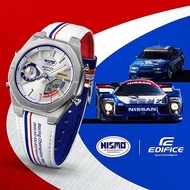 นาฬิกาข้อมือผู้ชาย Casio Edifice ECB-S10NIS-7A สายยาง สีสุดร้อนแรง ดีไซน์สวย พร้อมส่ง