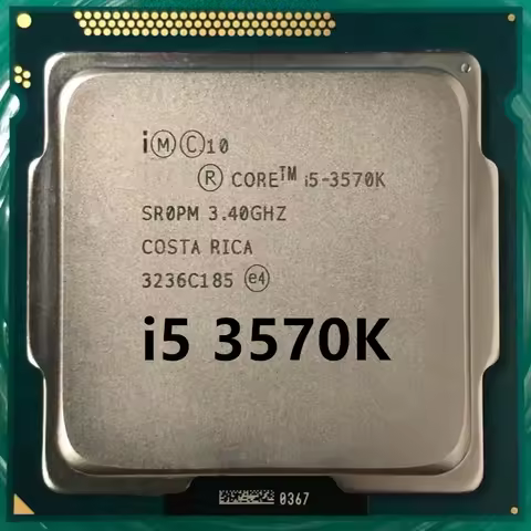i5 3570K 3.4 GHz Quad-Core Quad-Thread CPU Processor 6M 77W LGA 1155