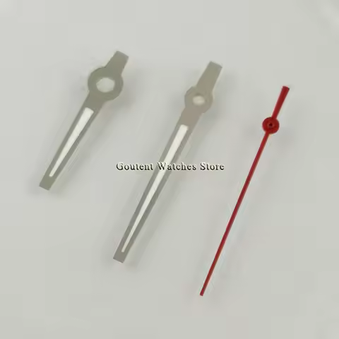 1 pcs Stainless Steel Silver Watch Hand Red Second Hand Fit for MIYOTA 8205 8215 821A Automatic Move