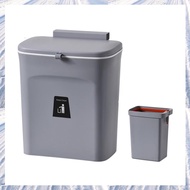 (NDPB) Toilet Kitchen Waste Storage+Inner Wall Mounted Trashcan Cabinet Garbage Rubbish Bin Door Han