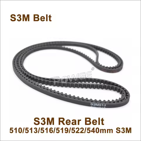 POWGE WRC Car Racing Sakura D4 D3 411/447/507/510/513/516/519/522/540/552/750mm S3M Front Timing Bel