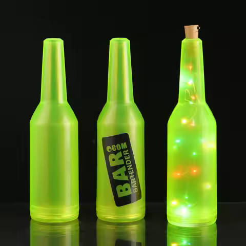 Free Shipping Multiple color Fluorescent Flair Bottles For Bartender Practice Cocktail Shaker Bar Pu