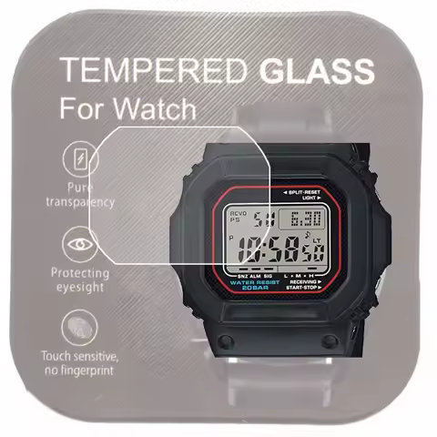 3Pcs Glass For GW-M5610 GBD-200 GBX-100 GX-56 DW-5600 GMW-B5000 B5600 GW-6900 DW-6900 Watch Scratch