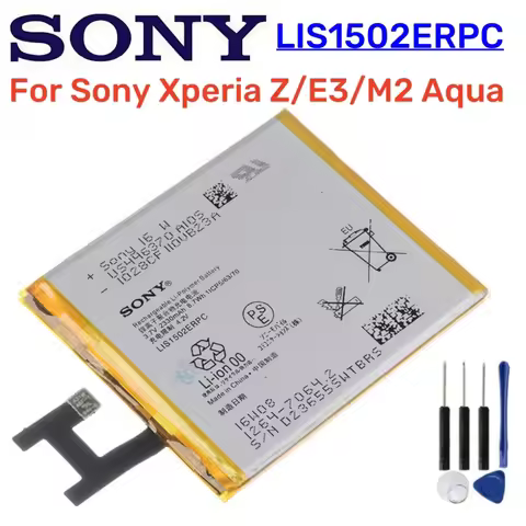 Original New Replacement Battery LIS1551ERPC / LIS1502ERPC For Sony Xperia Z / E3 / M2 Aqua S50H L36