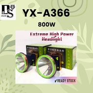 Lampu Kepala KUAT TERANG  (800W) Rechargeable LED Headlight/多功能头灯#Fishing#Memancing#高性能户外头灯