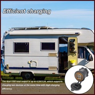 Car USB Outlet Car Cell Phone Charger Fast Car Charger Car Cell Phone Charger 12v/24v Waterproof Car