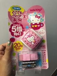 Fumakilla Vape Hello Kitty 攜帶式電池防蚊手帶 (日本內銷版)