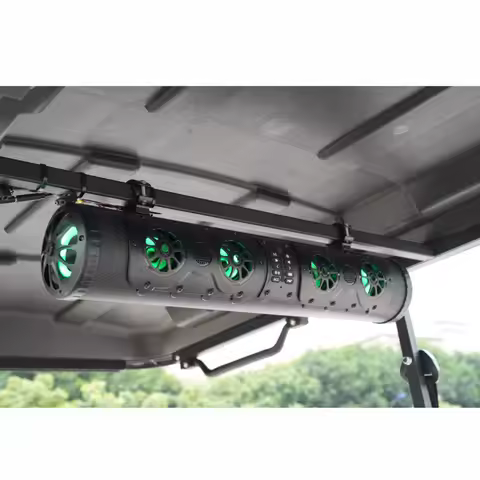 Outdoor Marine Speaker 27 Inch With Sound and Led Lights Golf Cart UTV ATV Golfcar Speaker