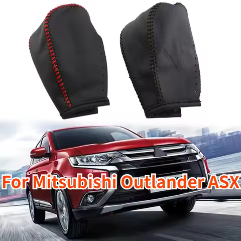 Car Gear Shift Knob Collars for Mitsubishi ASX Outlander 2013 - 2019 2020 AT Handball Cover Genuine 