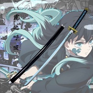 "Demon Slayer Tokito Muichiro Nichirin Sword Cosplay Wooden Prop - Mist Hashira Kimetsu no Yaiba Ani