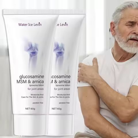Joint Cream (Glucosamine, MSM & Arnica), Light Texture Nourishes/Moisturizes Daily for Elastic Skin 