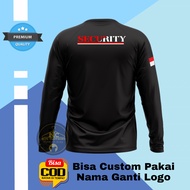 Kaos Security Kaos Satpam Lengan Panjang Kaos Custom Bahan Premium